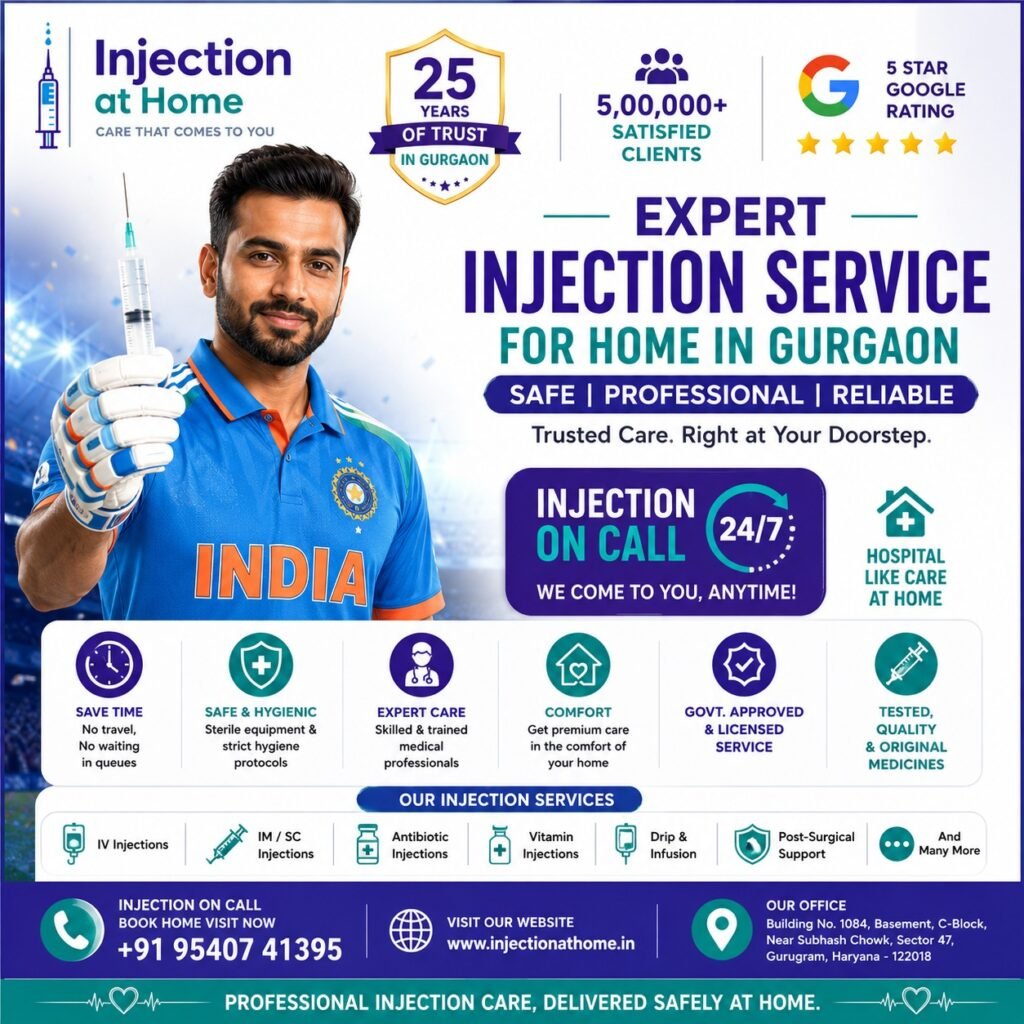 Expert Injection Service for Home in Gurgaon